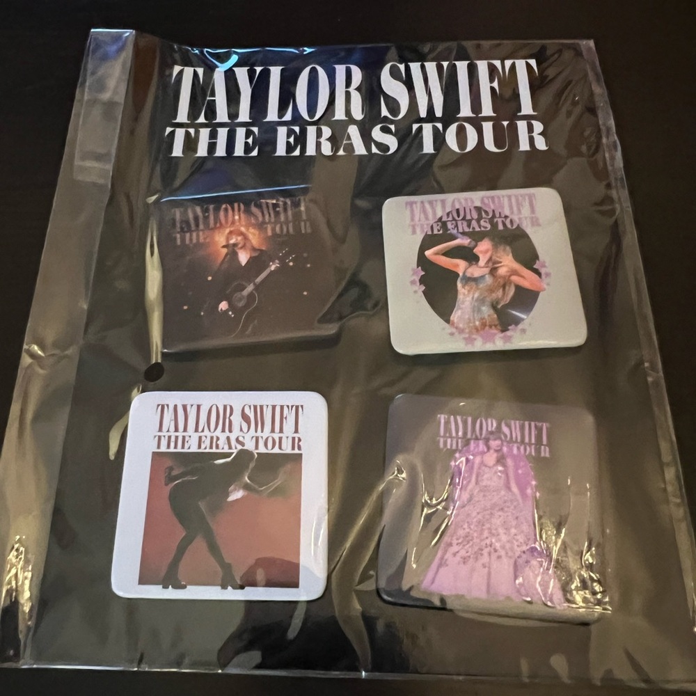 Taylor Swift The Eras Tour Pin Set NWT